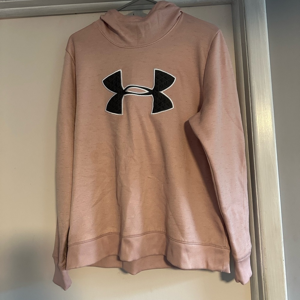 Under Armour Women's Blush Pink Cowl Neck Hoodie XL